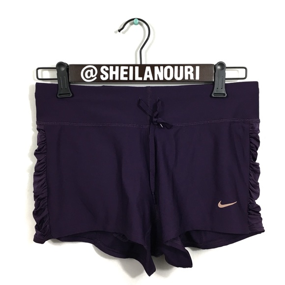 nike ruched shorts